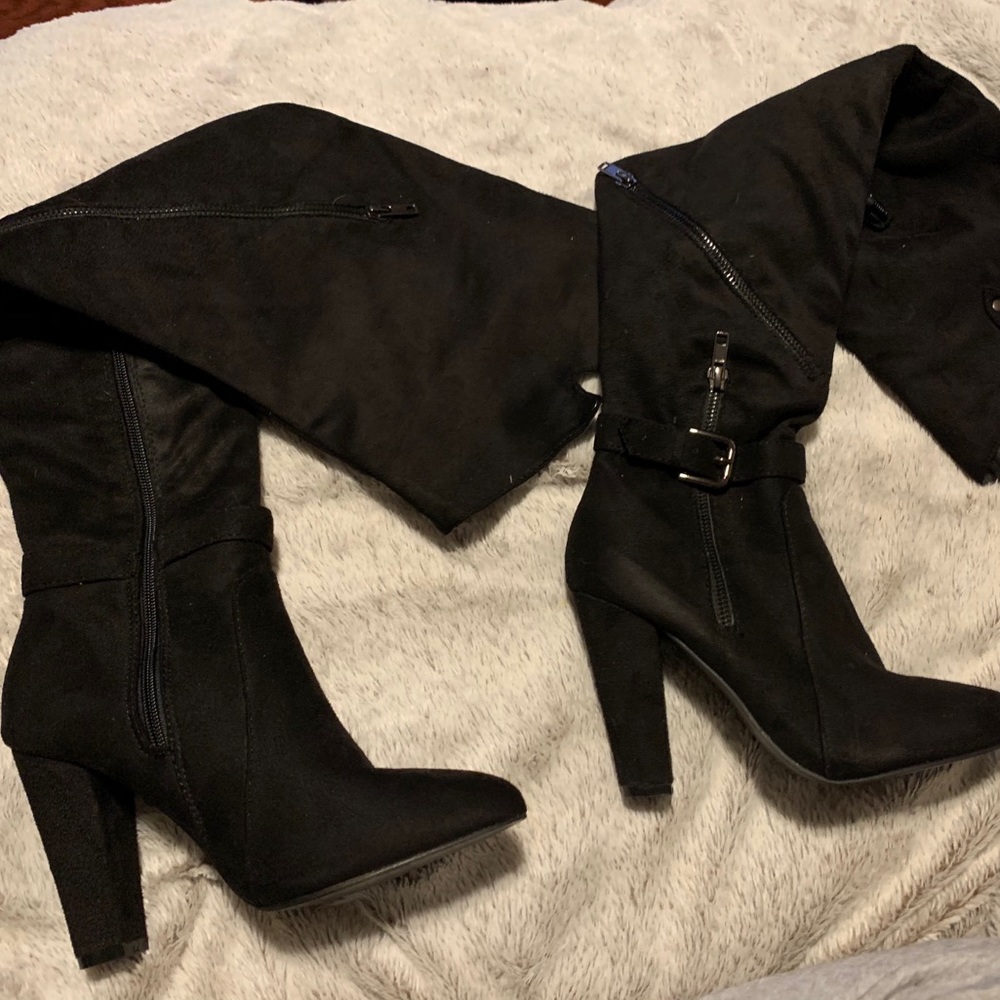 Fashion nova Thigh high boots size 7.5